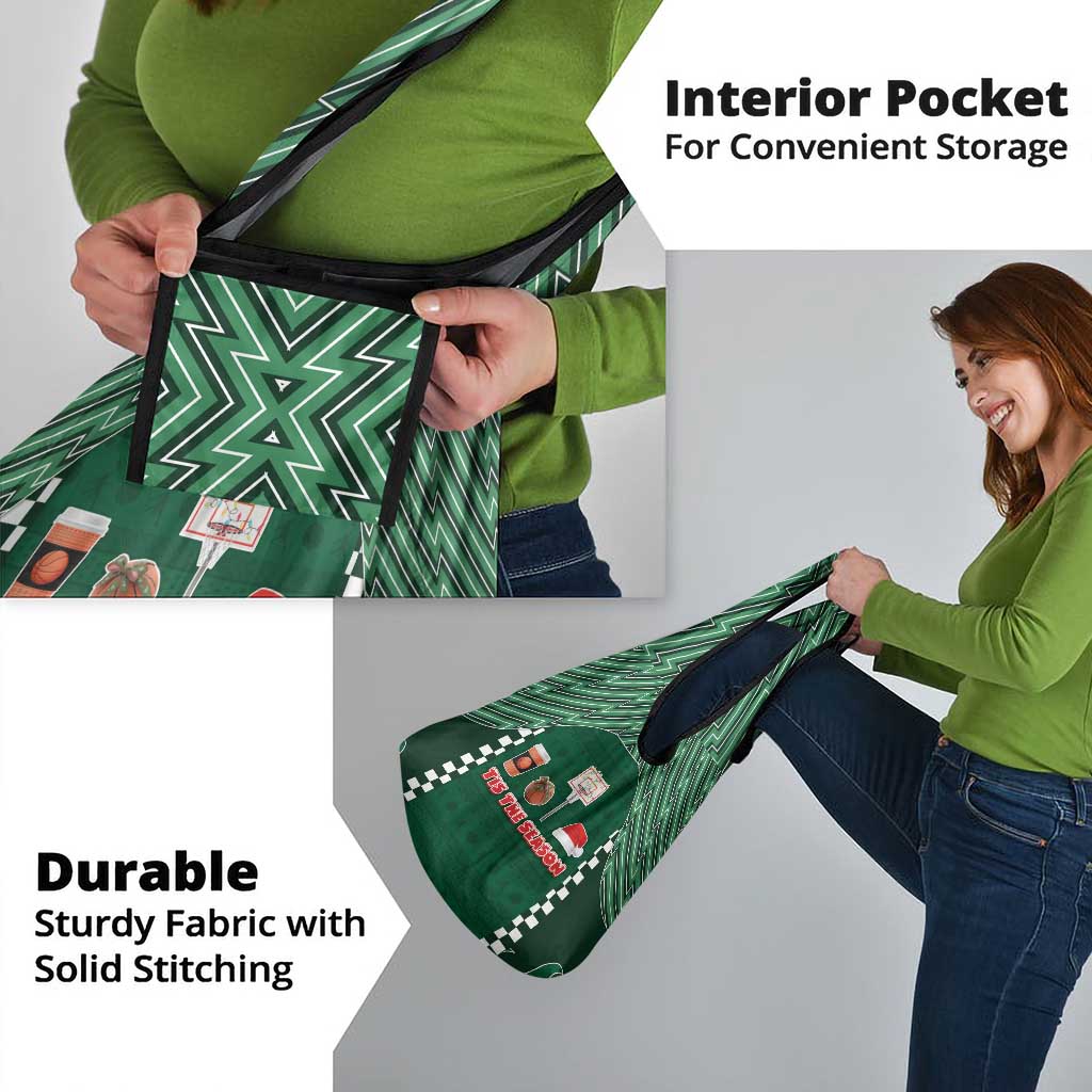 Basketball Christmas Grocery Bag Tis The Season - Wonder Print Shop