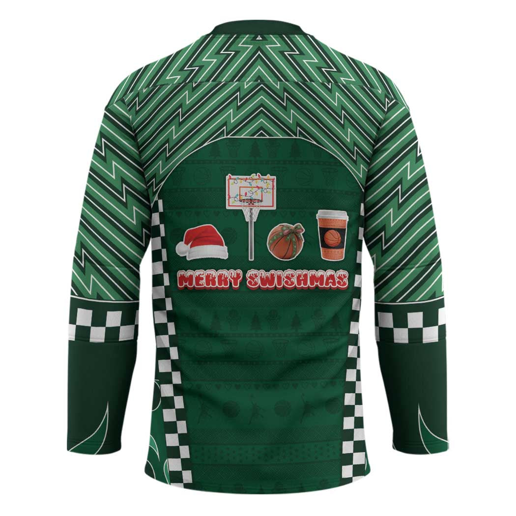 Basketball Christmas Hockey Jersey Tis The Season - Wonder Print Shop