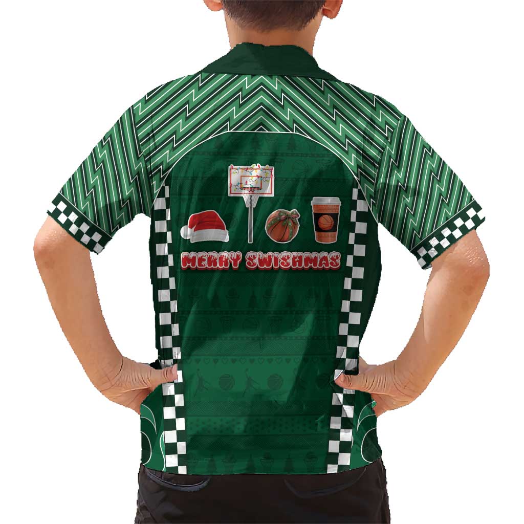 Basketball Christmas Kid Hawaiian Shirt Tis The Season - Wonder Print Shop