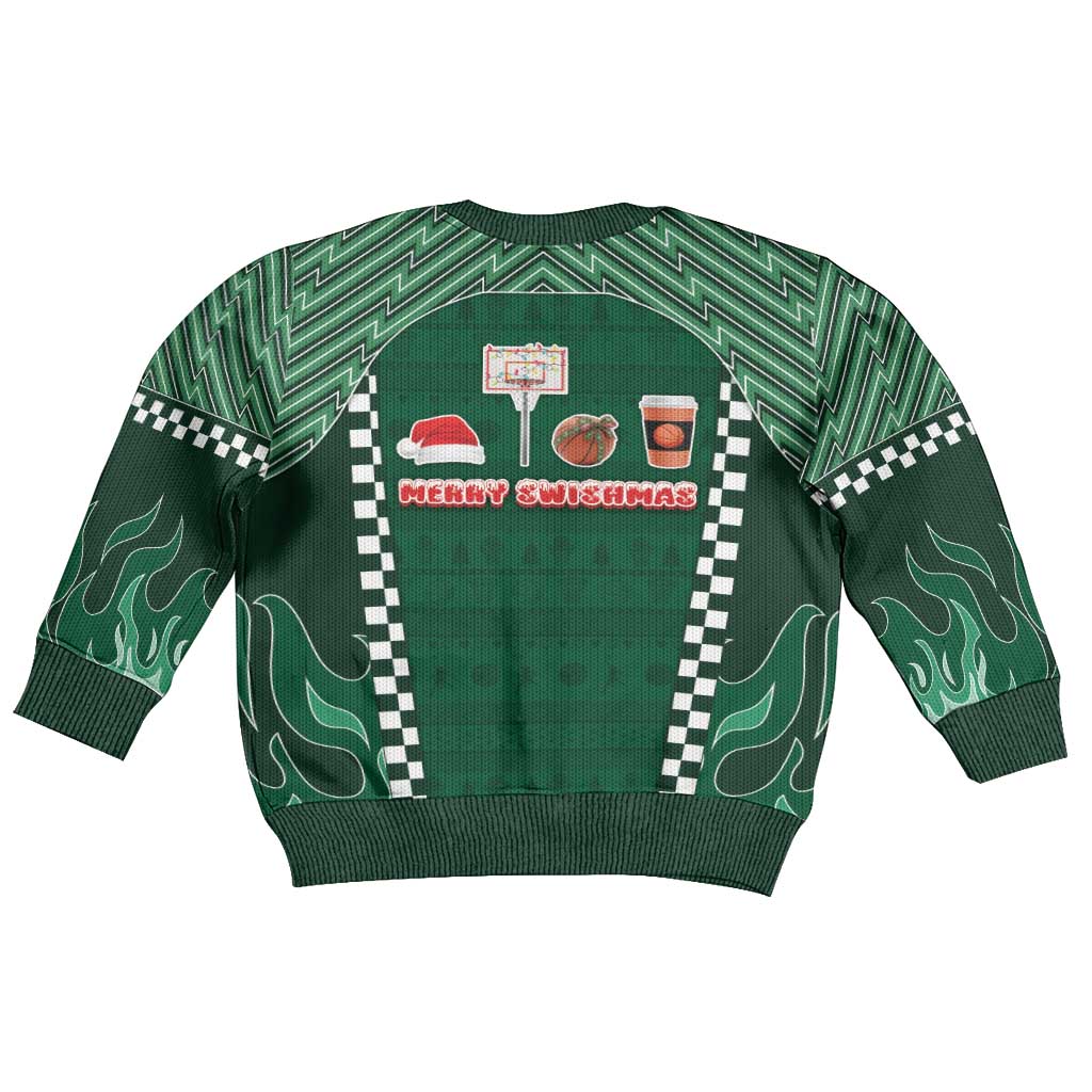 Basketball Christmas Kid Ugly Christmas Sweater Tis The Season - Wonder Print Shop