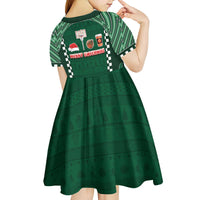 Basketball Christmas Kid Short Sleeve Dress Tis The Season - Wonder Print Shop