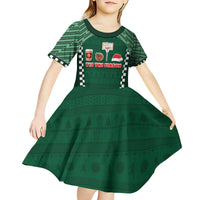 Basketball Christmas Kid Short Sleeve Dress Tis The Season - Wonder Print Shop