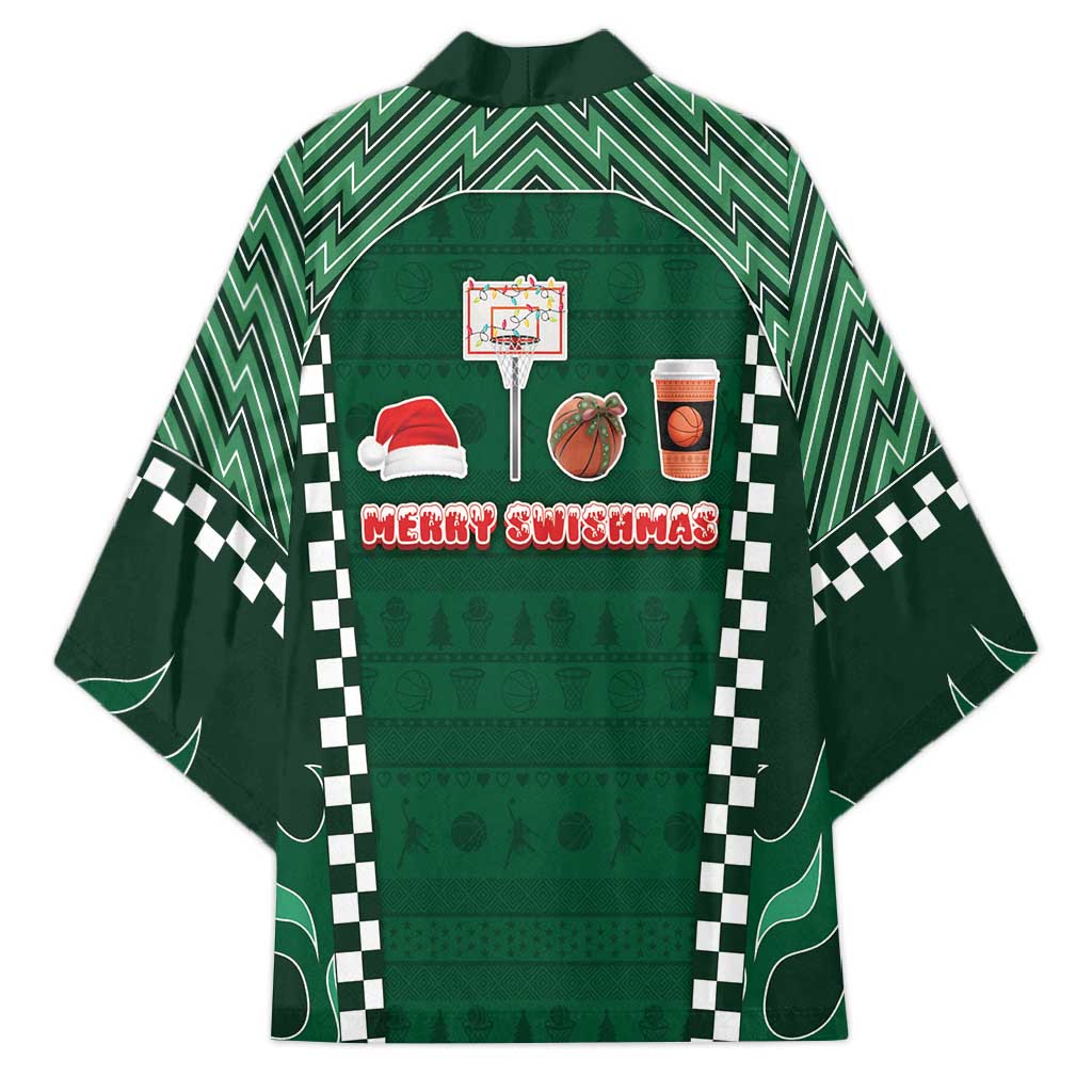Basketball Christmas Kimono Tis The Season - Wonder Print Shop