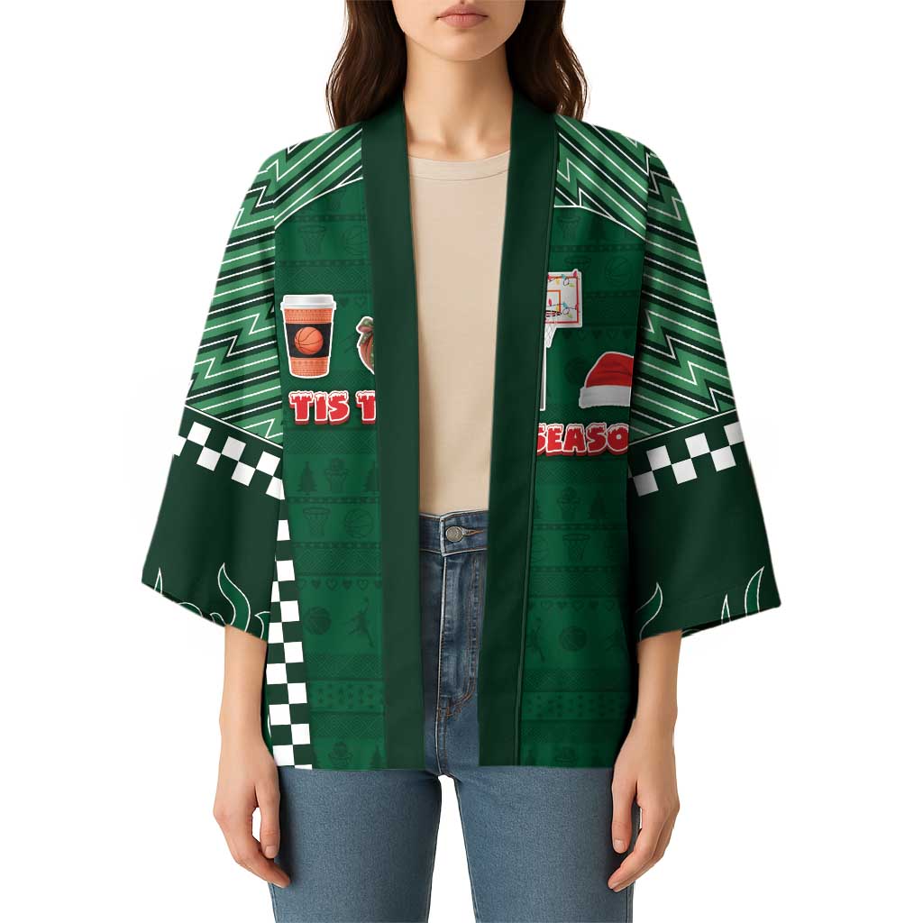 Basketball Christmas Kimono Tis The Season - Wonder Print Shop