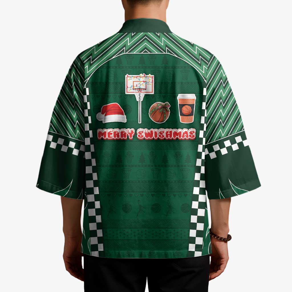 Basketball Christmas Kimono Tis The Season - Wonder Print Shop