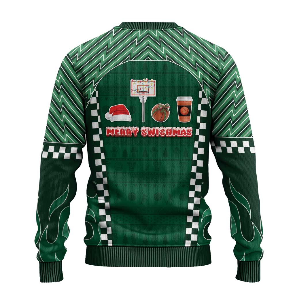 Basketball Christmas Ugly Christmas Sweater Tis The Season - Wonder Print Shop