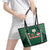 Basketball Christmas Leather Tote Bag Tis The Season - Wonder Print Shop