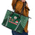 Basketball Christmas Leather Tote Bag Tis The Season - Wonder Print Shop