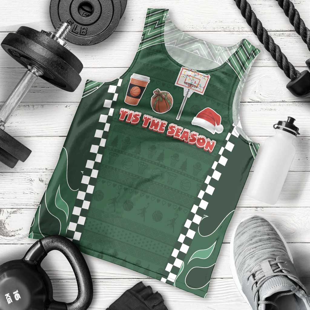 Basketball Christmas Men Tank Top Tis The Season - Wonder Print Shop