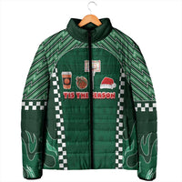 Basketball Christmas Padded Jacket Tis The Season - Wonder Print Shop