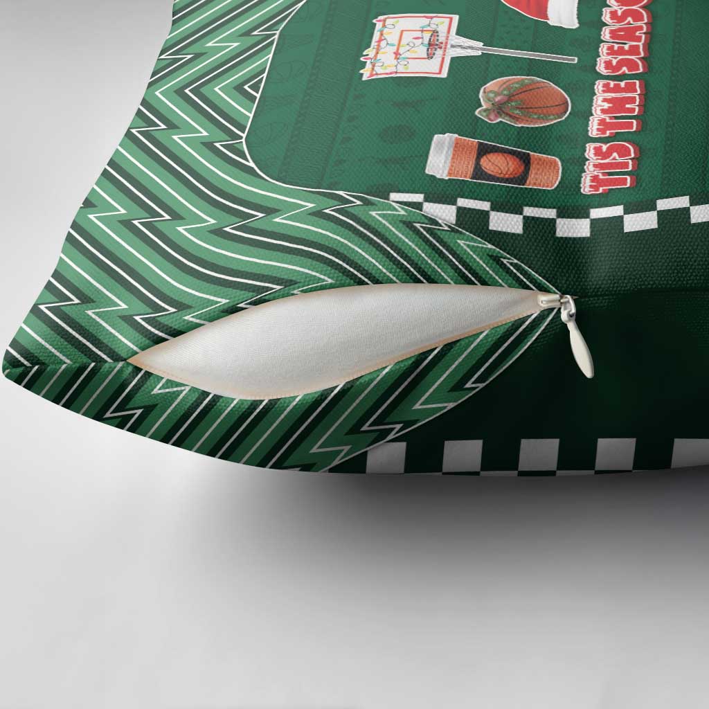 Basketball Christmas Pillow Cover Tis The Season - Wonder Print Shop
