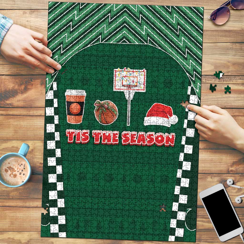 Basketball Christmas Puzzle Tis The Season - Wonder Print Shop