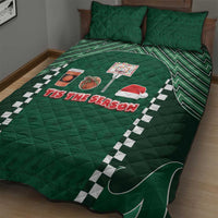 Basketball Christmas Quilt Bed Set Tis The Season - Wonder Print Shop