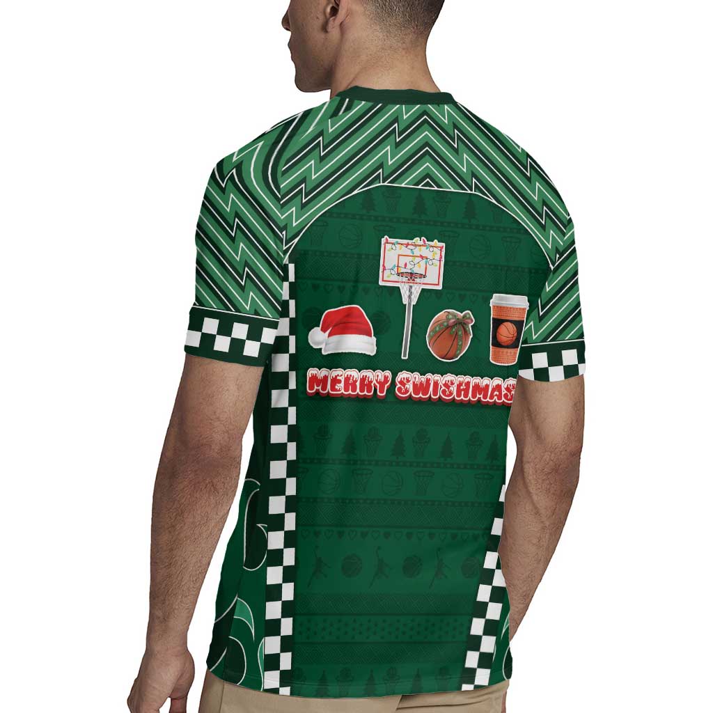 Basketball Christmas Rugby Jersey Tis The Season - Wonder Print Shop