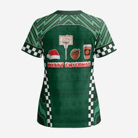 Basketball Christmas Scrub Top Tis The Season - Wonder Print Shop
