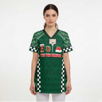 Basketball Christmas Scrub Top Tis The Season - Wonder Print Shop