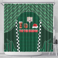 Basketball Christmas Shower Curtain Tis The Season - Wonder Print Shop
