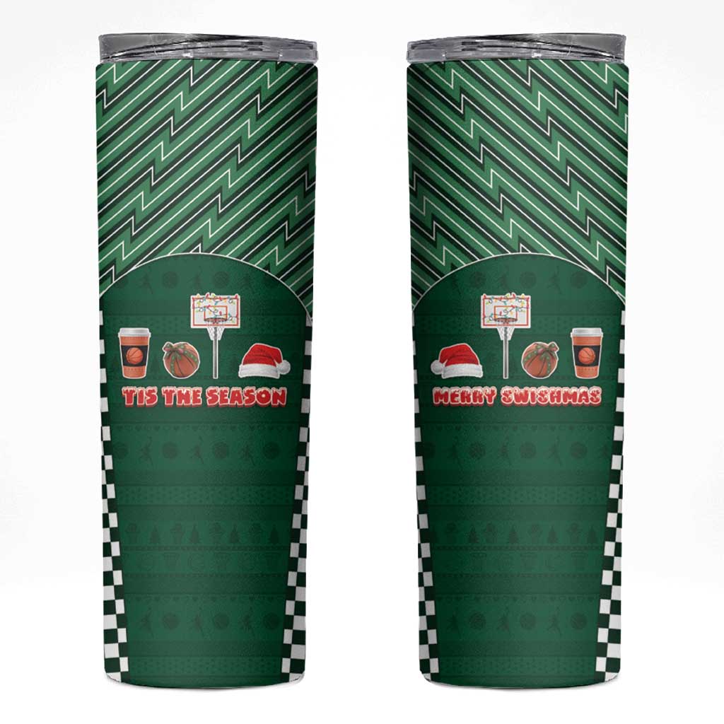 Basketball Christmas Skinny Tumbler Tis The Season - Wonder Print Shop