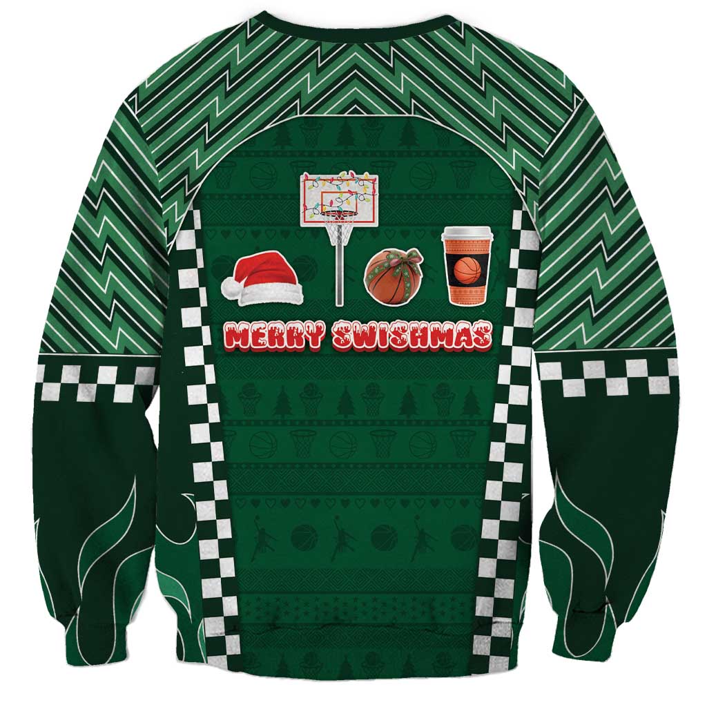 Basketball Christmas Sweatshirt Tis The Season - Wonder Print Shop