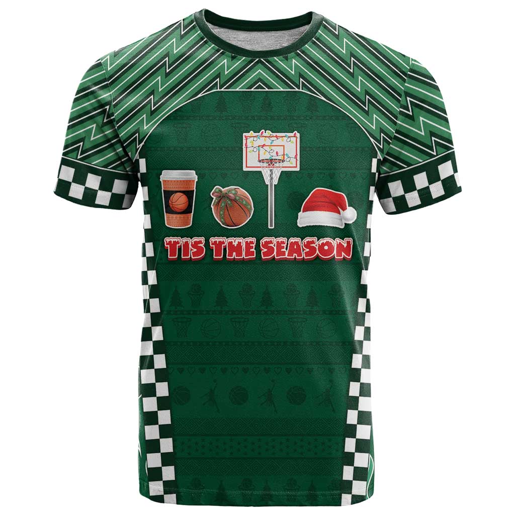 Basketball Christmas T Shirt Tis The Season - Wonder Print Shop