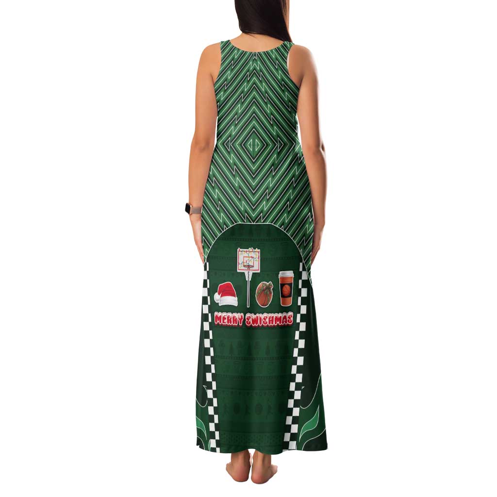 Basketball Christmas Tank Maxi Dress Tis The Season - Wonder Print Shop