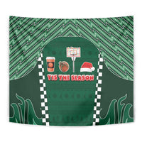 Basketball Christmas Tapestry Tis The Season - Wonder Print Shop