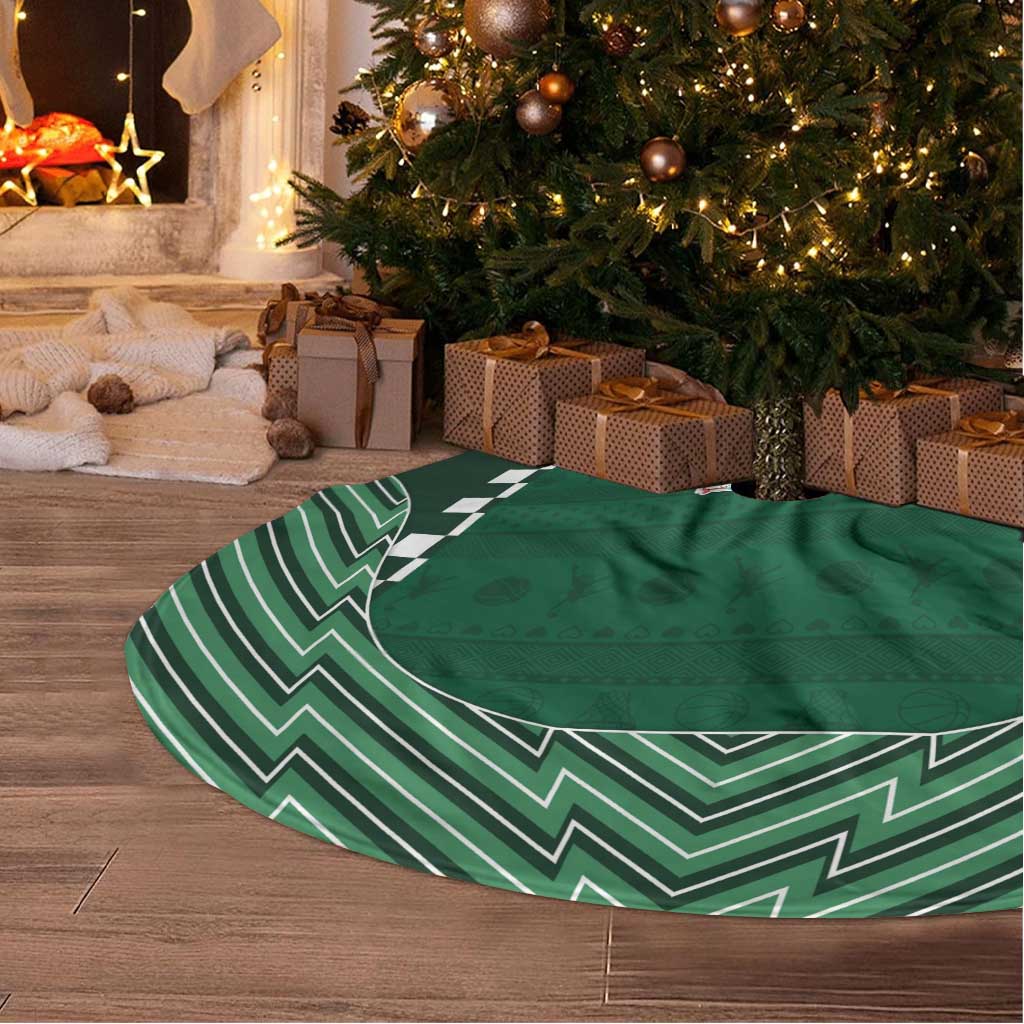 Basketball Christmas Tree Skirt Tis The Season - Wonder Print Shop