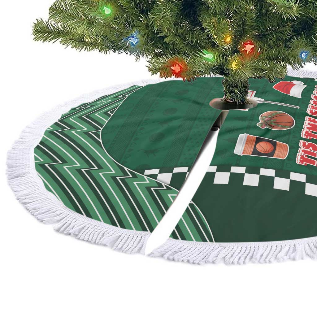 Basketball Christmas Tree Skirt Tis The Season - Wonder Print Shop