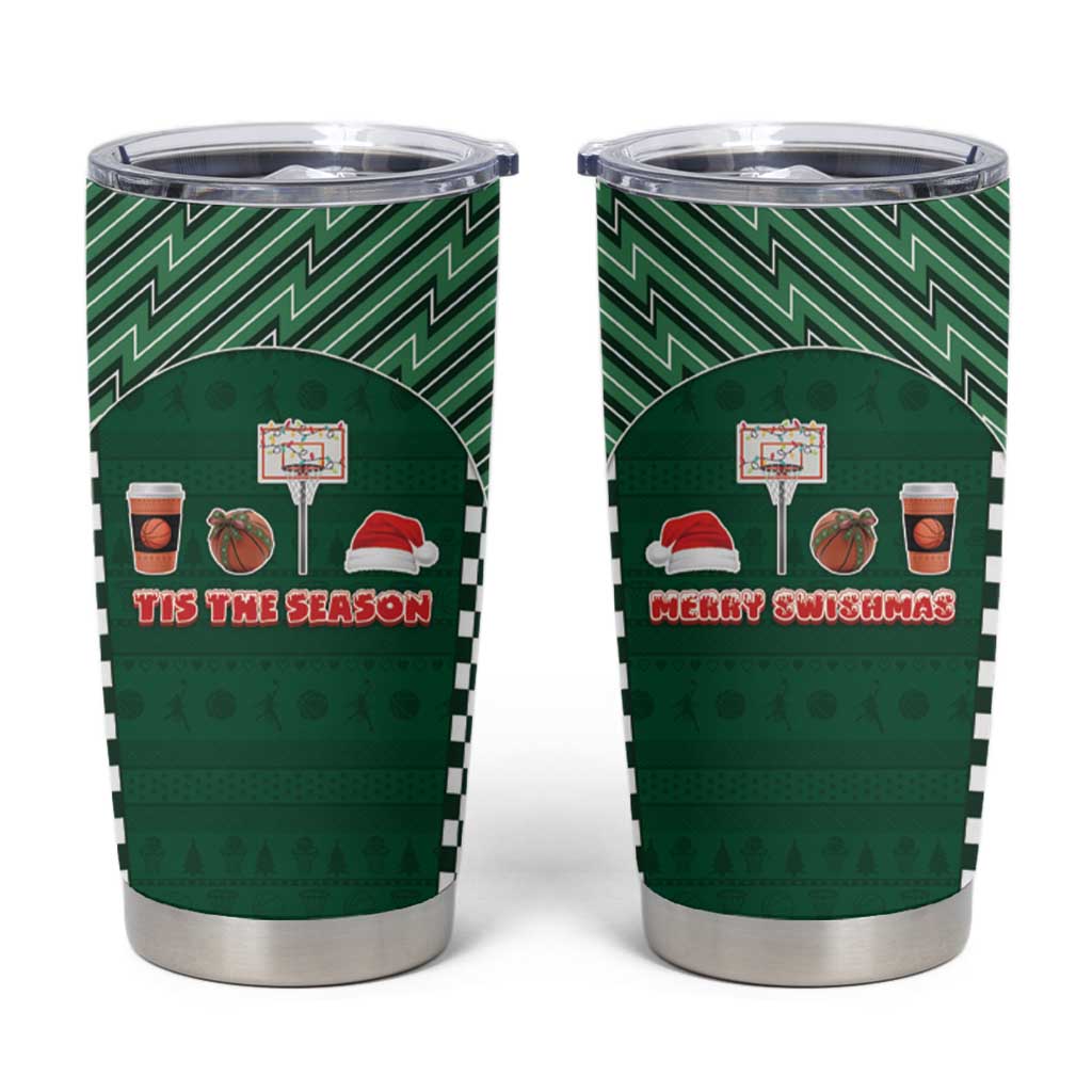 Basketball Christmas Tumbler Cup Tis The Season - Wonder Print Shop