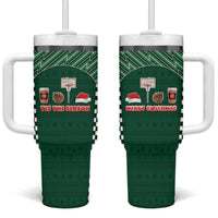 Basketball Christmas Tumbler With Handle Tis The Season - Wonder Print Shop
