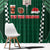 Basketball Christmas Window Curtain Tis The Season - Wonder Print Shop