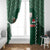 Basketball Christmas Window Curtain Tis The Season - Wonder Print Shop