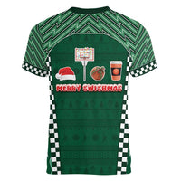 Basketball Christmas Women V-Neck T-Shirt Tis The Season - Wonder Print Shop