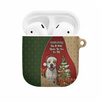 Merry Pitmas AirPods Case Santa Baby Slip A Pittie Under The Tree For Me - Wonder Print Shop