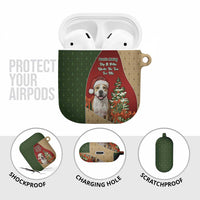 Merry Pitmas AirPods Case Santa Baby Slip A Pittie Under The Tree For Me - Wonder Print Shop
