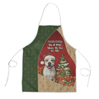 Merry Pitmas Apron Santa Baby Slip A Pittie Under The Tree For Me - Wonder Print Shop
