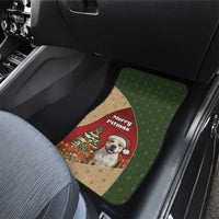 Merry Pitmas Car Mats Santa Baby Slip A Pittie Under The Tree For Me - Wonder Print Shop