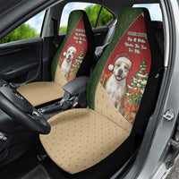 Merry Pitmas Car Seat Cover Santa Baby Slip A Pittie Under The Tree For Me - Wonder Print Shop
