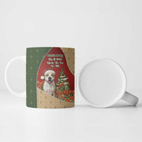 Merry Pitmas Ceramic Mug Santa Baby Slip A Pittie Under The Tree For Me - Wonder Print Shop