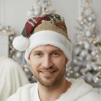 Merry Pitmas Christmas Santa Hat Santa Baby Slip A Pittie Under The Tree For Me - Wonder Print Shop