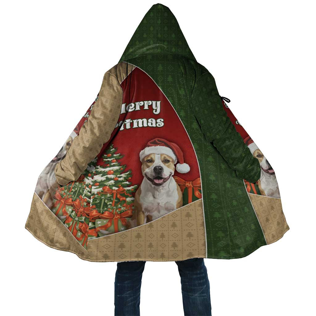 Merry Pitmas Cloak Santa Baby Slip A Pittie Under The Tree For Me - Wonder Print Shop