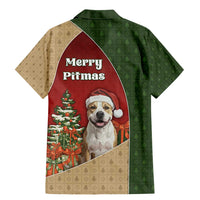 Merry Pitmas Family Matching Mermaid Dress and Hawaiian Shirt Santa Baby Slip A Pittie Under The Tree For Me - Wonder Print Shop