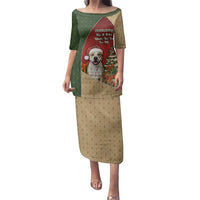 Merry Pitmas Family Matching Puletasi and Hawaiian Shirt Santa Baby Slip A Pittie Under The Tree For Me - Wonder Print Shop