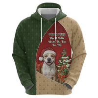 Merry Pitmas Hoodie Santa Baby Slip A Pittie Under The Tree For Me - Wonder Print Shop