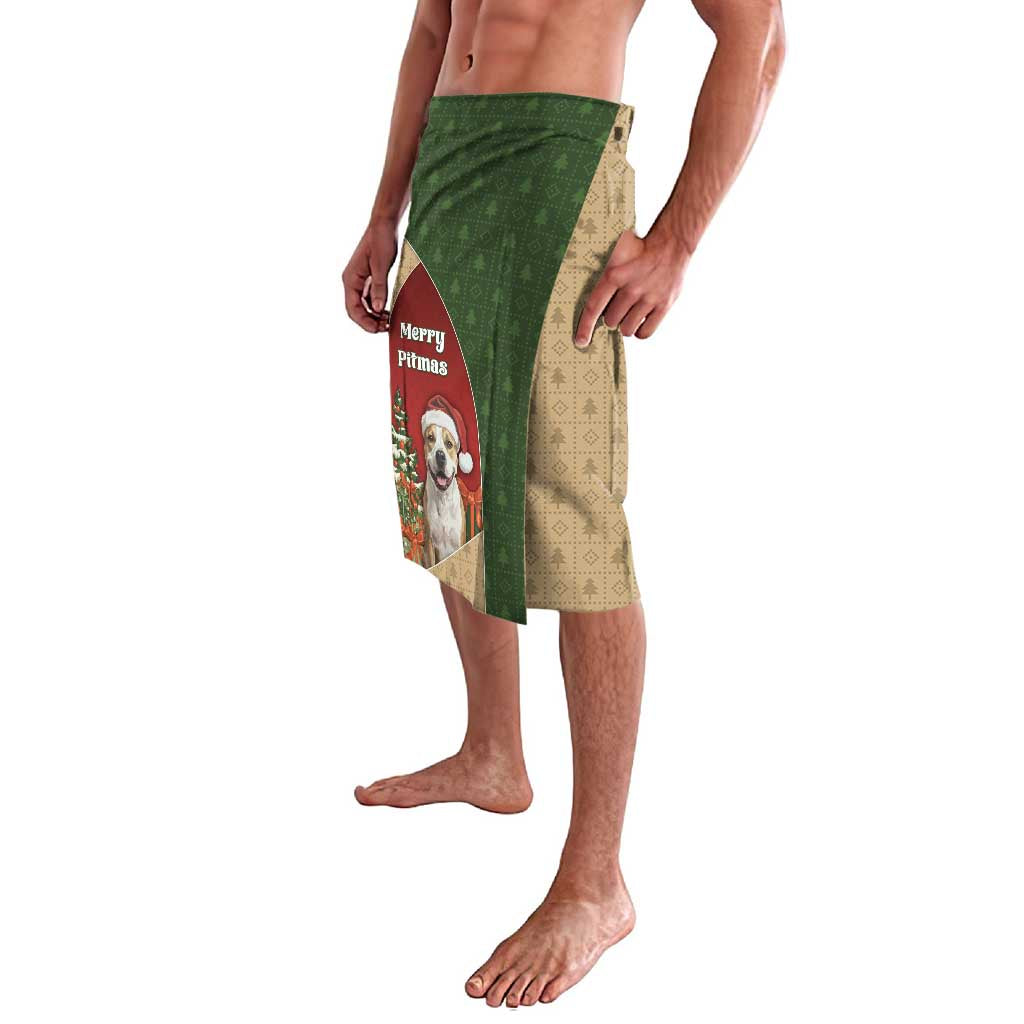 Merry Pitmas Lavalava Santa Baby Slip A Pittie Under The Tree For Me - Wonder Print Shop