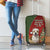 Merry Pitmas Luggage Cover Santa Baby Slip A Pittie Under The Tree For Me - Wonder Print Shop