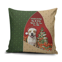 Merry Pitmas Pillow Cover Santa Baby Slip A Pittie Under The Tree For Me - Wonder Print Shop