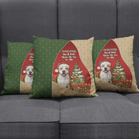 Merry Pitmas Pillow Cover Santa Baby Slip A Pittie Under The Tree For Me - Wonder Print Shop