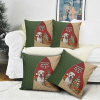 Merry Pitmas Pillow Cover Santa Baby Slip A Pittie Under The Tree For Me - Wonder Print Shop