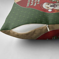 Merry Pitmas Pillow Cover Santa Baby Slip A Pittie Under The Tree For Me - Wonder Print Shop
